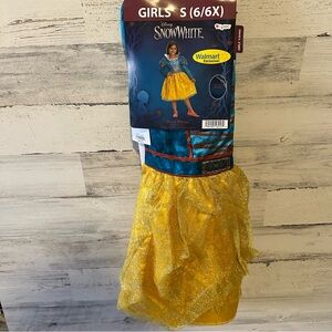 Disney Snow White Costume Dress Size S (6/6x) NEW